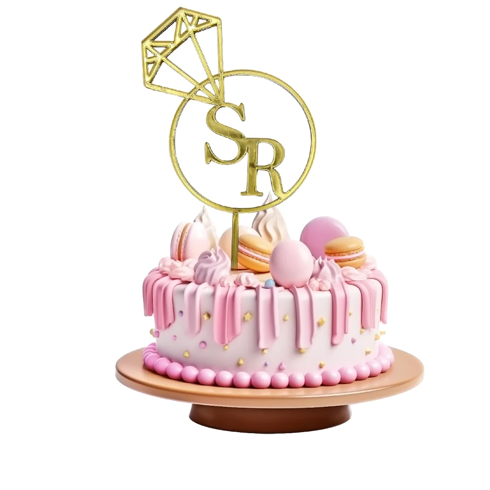 Ring cake topper